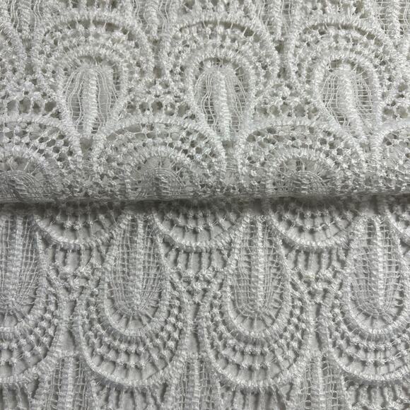 Coastal Blue White Lace Strapless Beach Swim Coverup Dress Size XL (16-18) - Picture 9 of 13